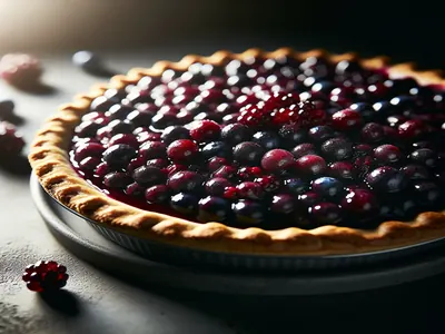Saskatoon Berry Pie