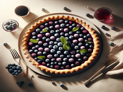 Mustikkapiirakka