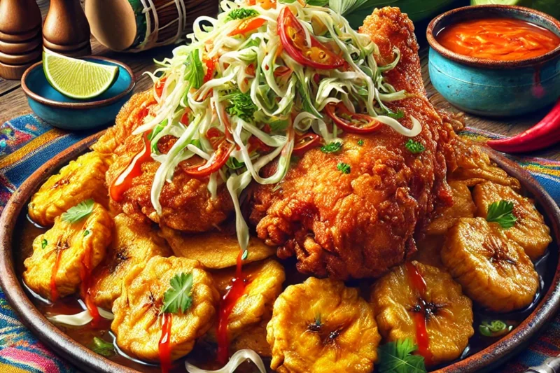 Pollo Con Tajadas