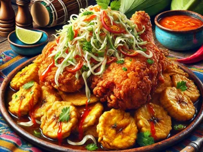 Pollo Con Tajadas
