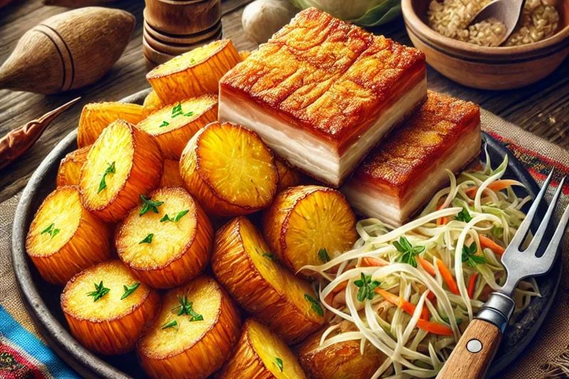 Yuca Con Chicharrón