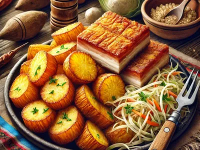 Yuca Con Chicharrón