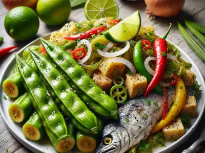 Green Fig And Saltfish