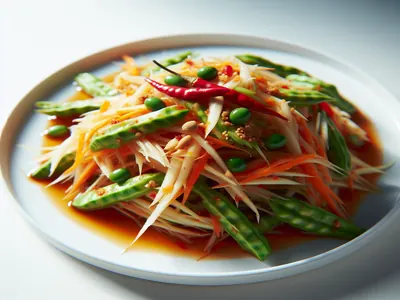 Som Tum (Spicy Green Papaya Salad)