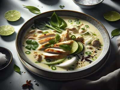 Tom Kha Gai (Chicken In Coconut Soup)